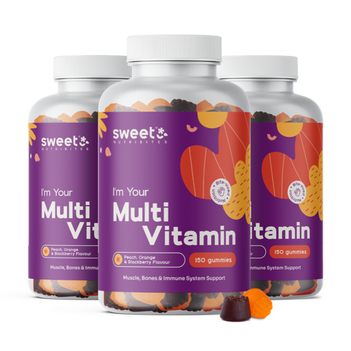 3x Multiwitaminy, razem 450 żelek