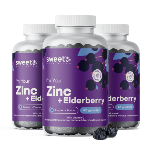 3x Cynk z bzem, razem 270 żelek