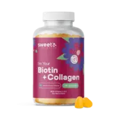 Biotyna + kolagen – żelki na włosy, skórę i paznokcie, 135 żelek
