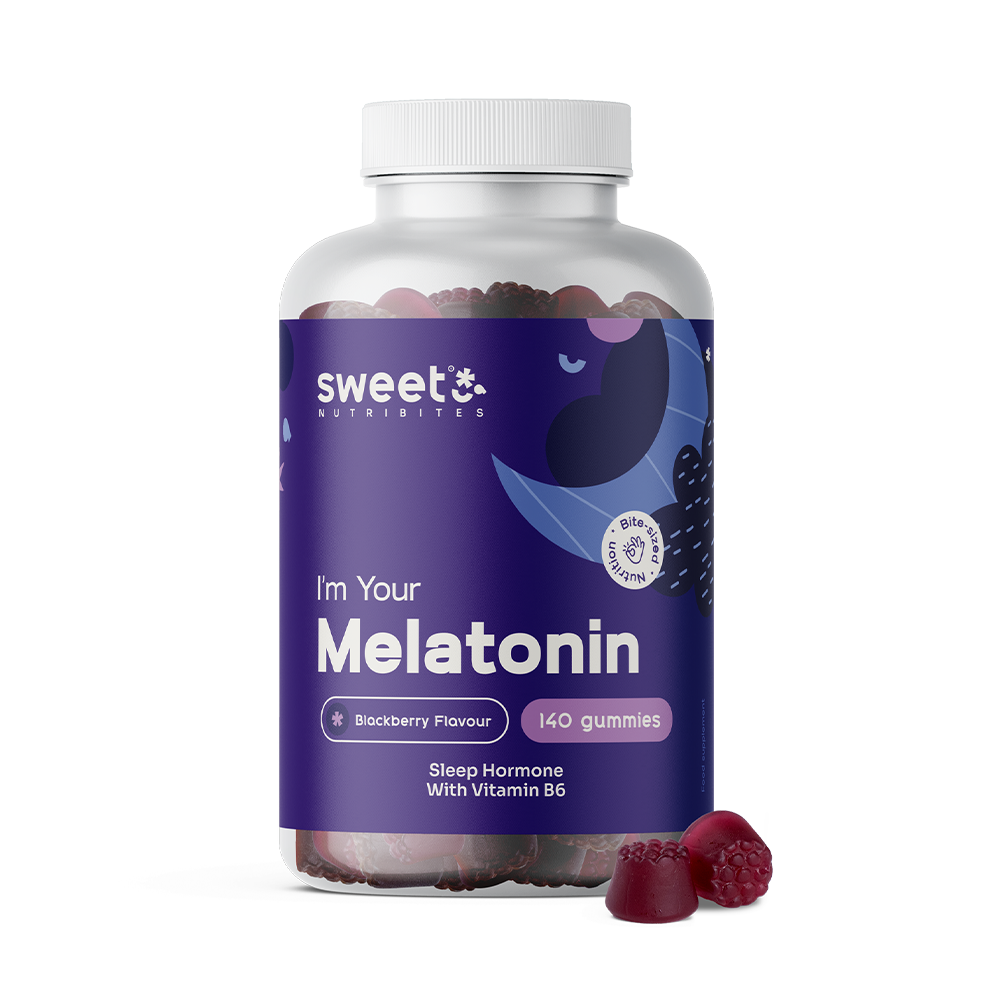 Melatonin gummi bonboni.