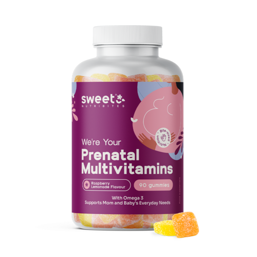 Witaminy prenatalne + omega-3, 90 żelków