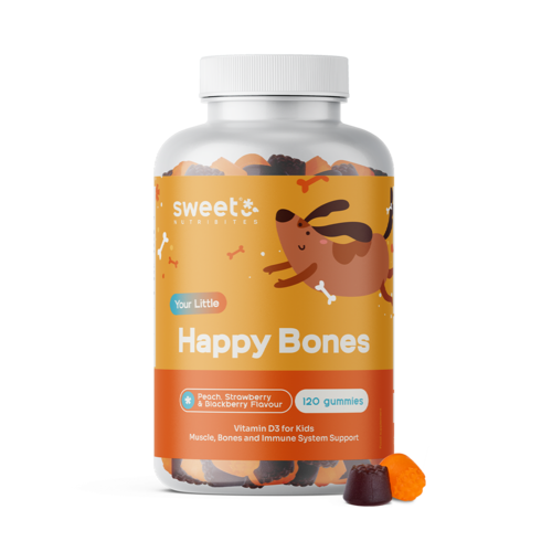 Happy Bones – żelki dla dzieci z witaminą D3, 120 żelek