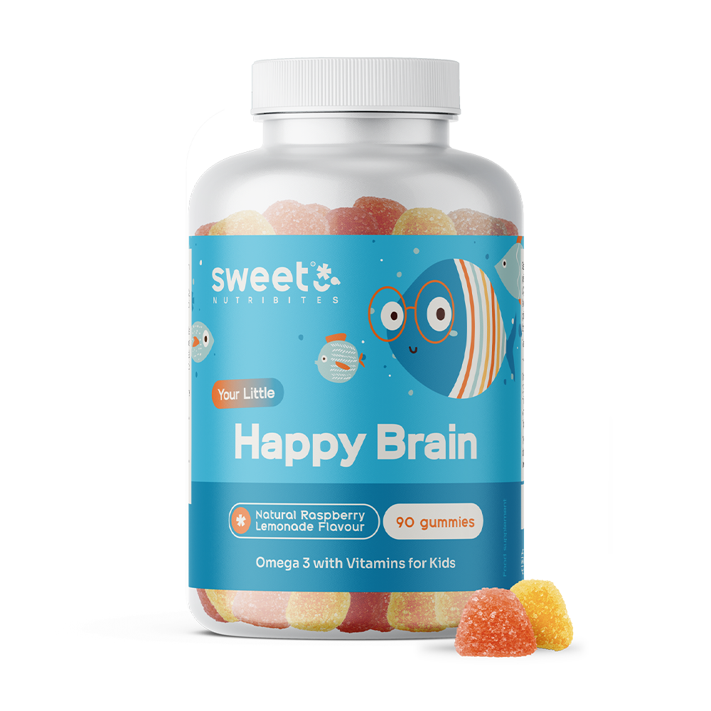 Happy Brain - żelki dla dzieci z kwasami tłuszczowymi omega-3