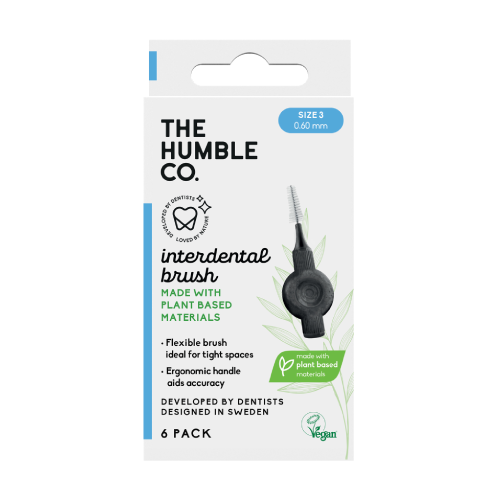 Szczoteczki międzyzębowe, rozmiar 3 (0,60 mm), 6 sztuk