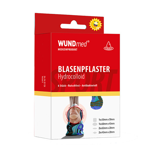 Plaster hydrokoloidowy na odciski, 6 sztuk.