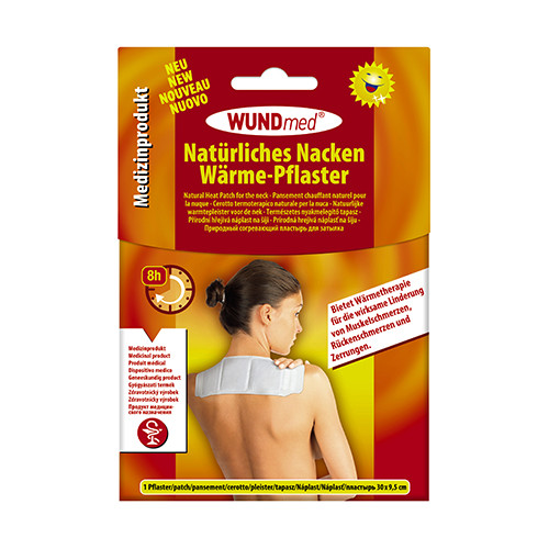 Naturalny podgrzewający plaster na szyję i ramiona.
