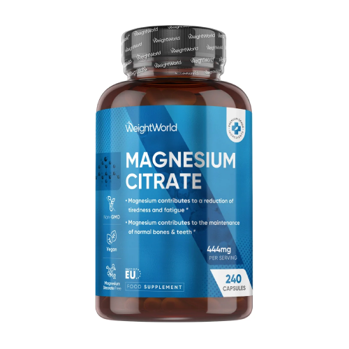 Cytrynian magnezu 444 mg, 240 kapsułek