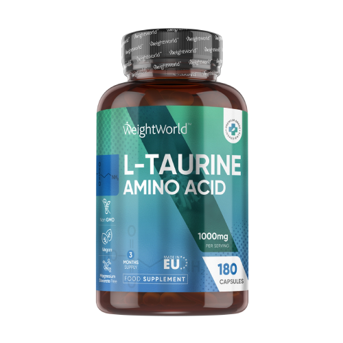 L-tauryna w kapsułkach wegańskich.