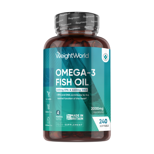Omega-3 z oleju rybnego, 240 miękkich kapsułek