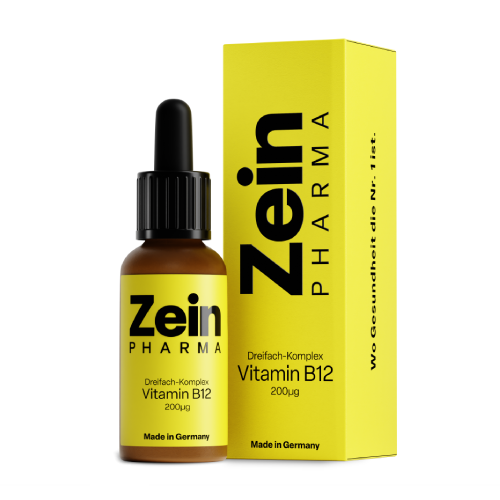 Krople witaminy B12.